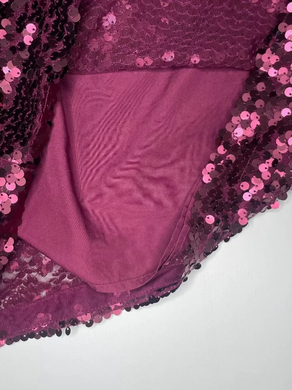 GAP KIDS XL Purple Sequin Shift Dress XL Metallic Plum Holiday Party Shiny